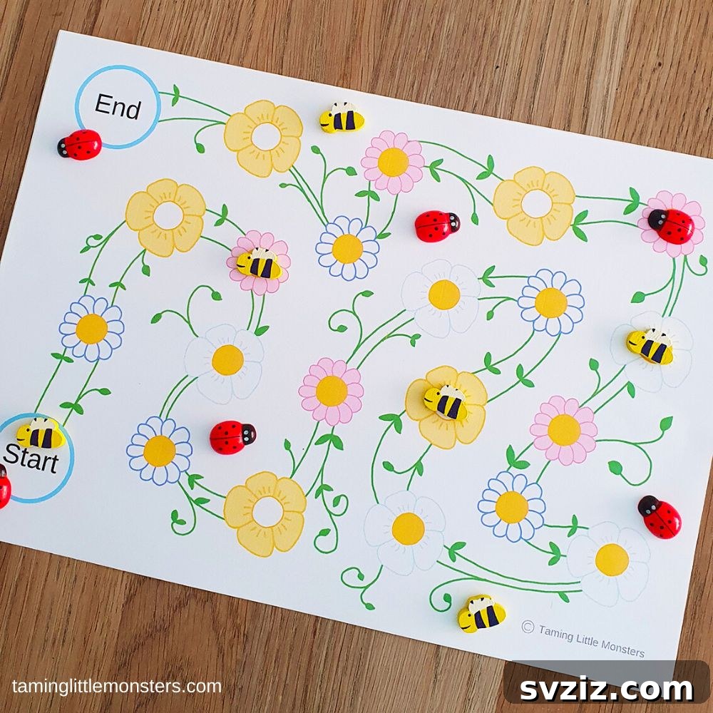 Spring Flowers Math Game