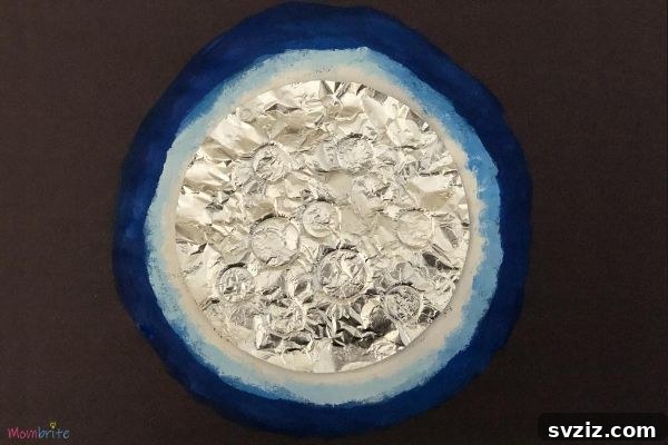 Foil Moon Craft