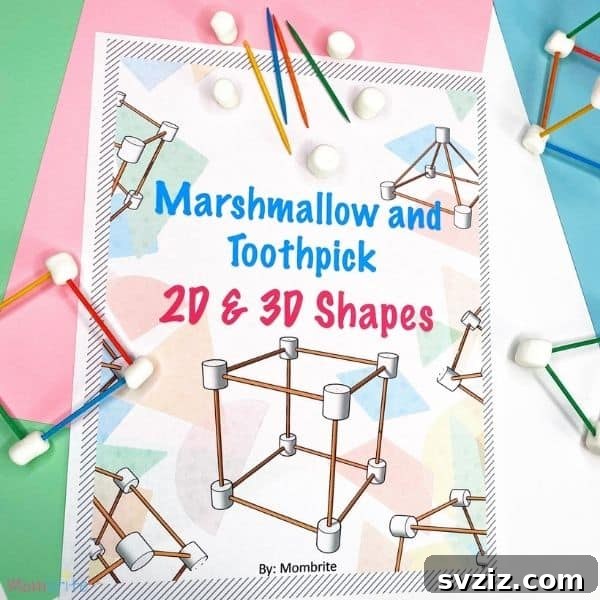 Build Geometric Shapes with Marshmallows