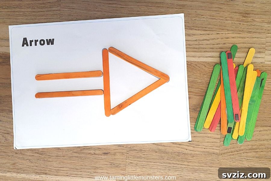 Craft Stick Shape Mats