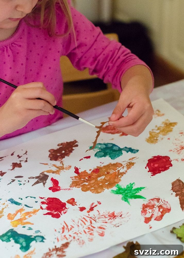 Easy Fall Crafts for Preschoolers: 41 Fun Ideas 17 Fall Leaf Prints