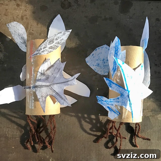 Easy Fall Crafts for Preschoolers: 41 Fun Ideas 23 Leaf Rubbing Tree Toilet Paper Roll Craft