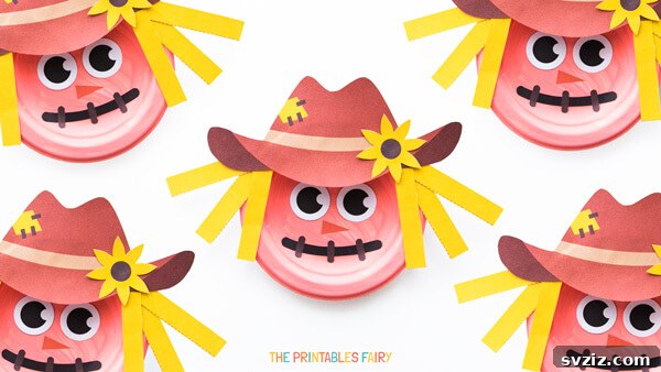 Easy Fall Crafts for Preschoolers: 41 Fun Ideas 25 Paper Plate Scarecrow