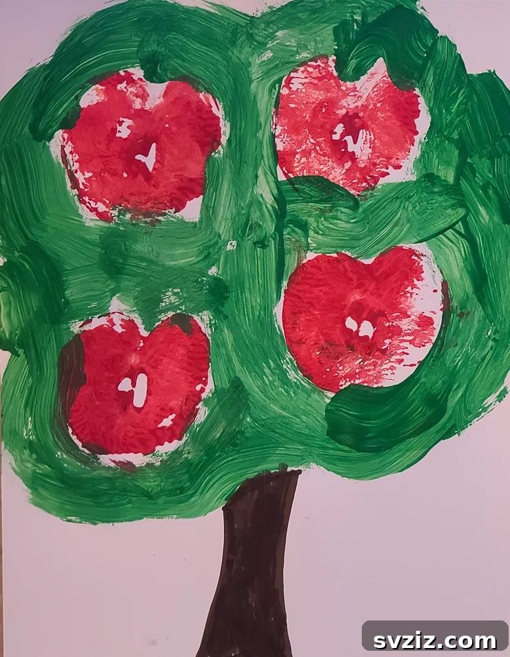 Easy Fall Crafts for Preschoolers: 41 Fun Ideas 28 Apple Stamping
