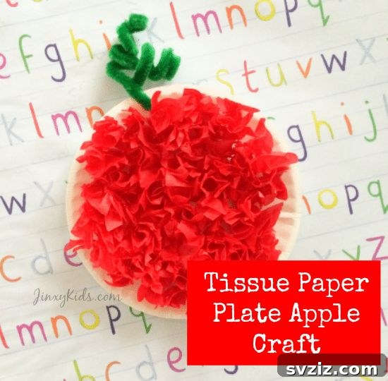 Easy Fall Crafts for Preschoolers: 41 Fun Ideas 5 Paper Plate Apple