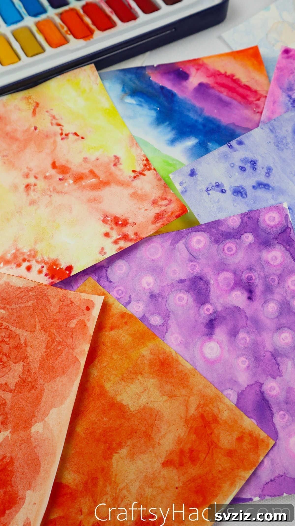 Exploring various watercolor painting techniques and creative hacks for new artists.