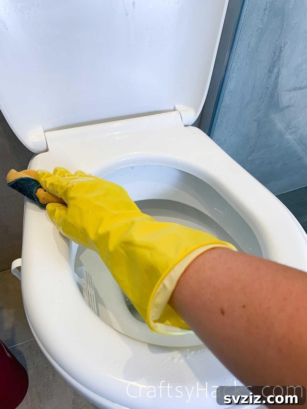 Banish Bathroom Odors for Good 21 give toilet deep clean