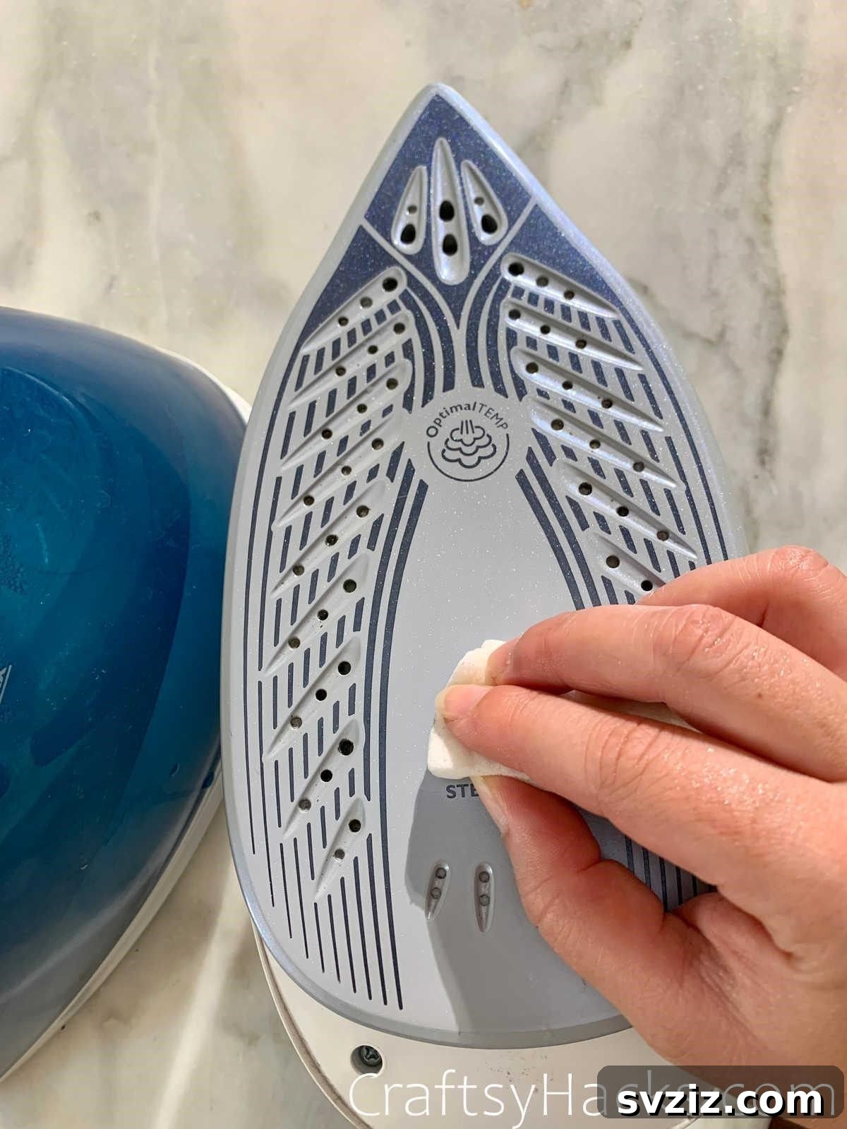 21 Ingenious Magic Eraser Solutions 12 Clean residue off an iron's soleplate