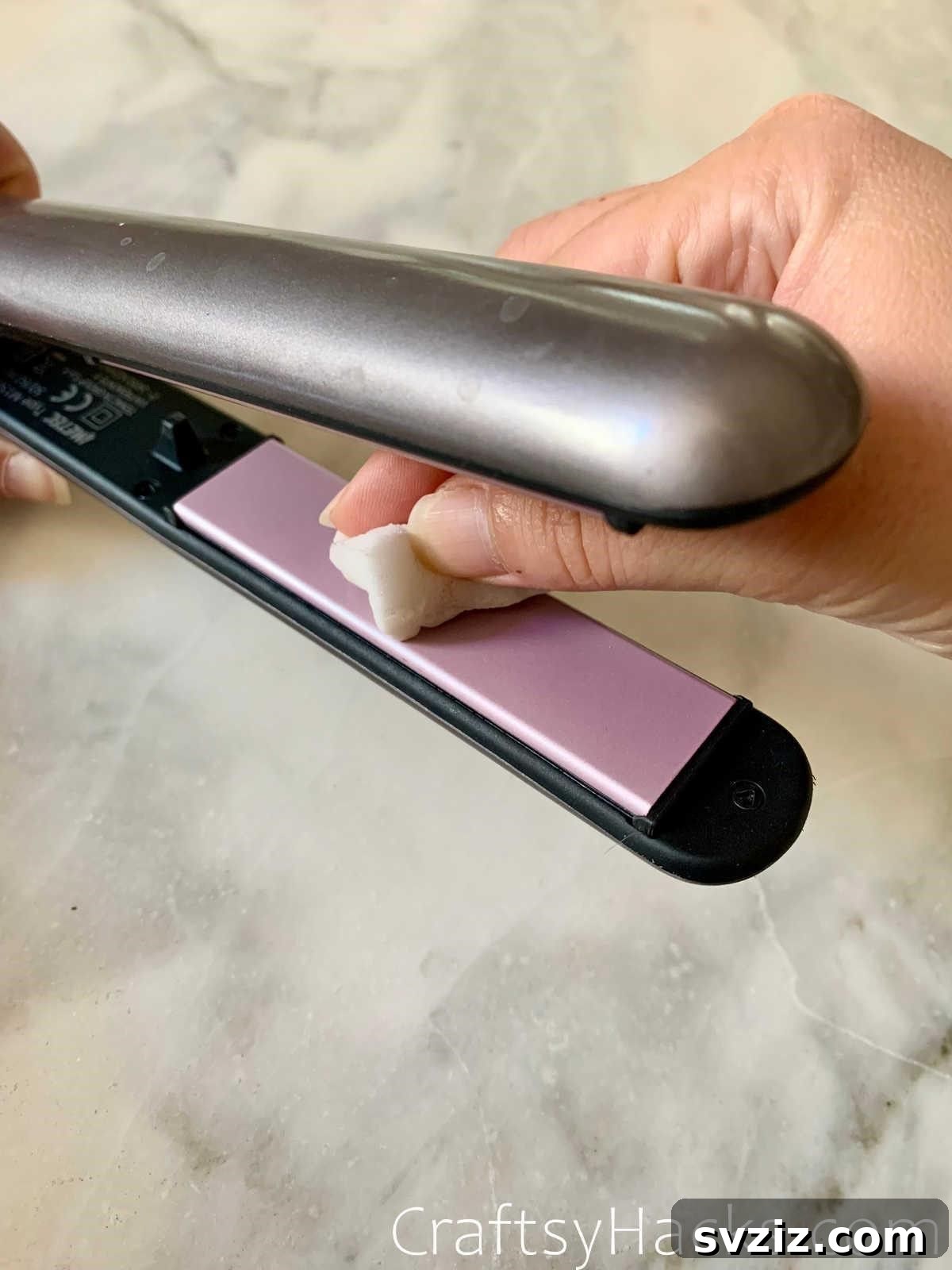 21 Ingenious Magic Eraser Solutions 15 Clean product buildup from hair styling tools