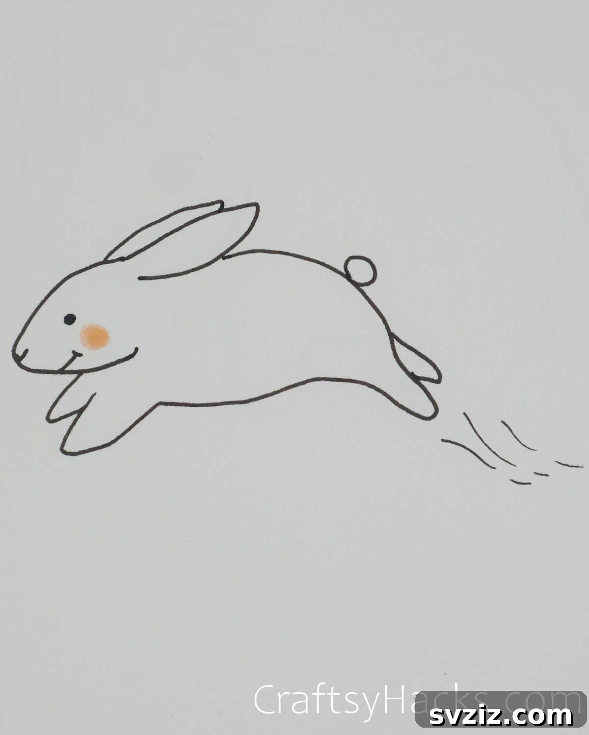 Paw-some Art: 31 Charming Animal Drawings for Children 24 rabbit