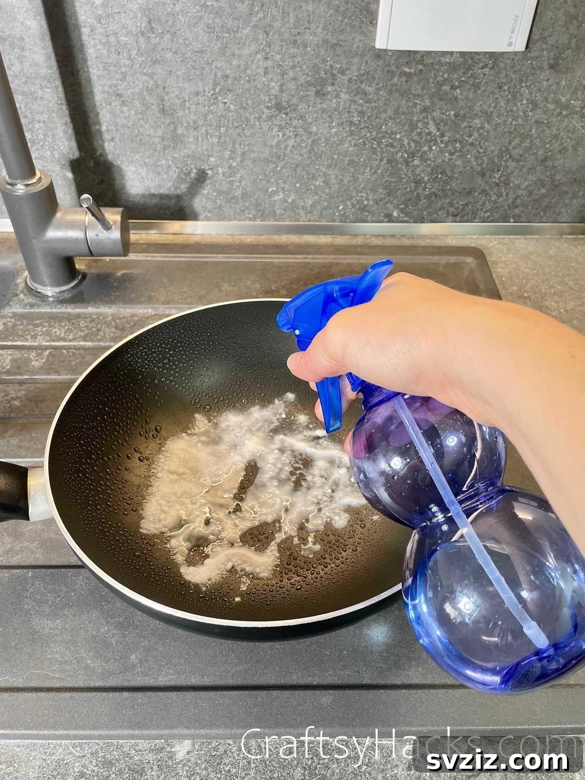 clean burnt pots, pans and baking sheets