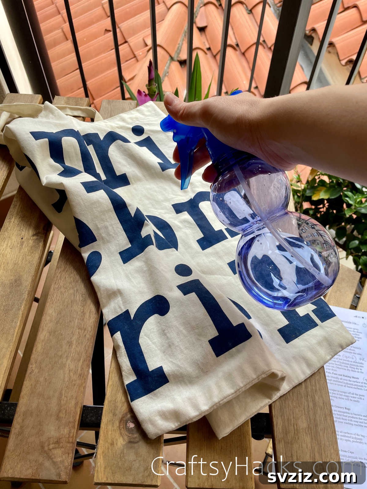 disinfect reusable grocery bags