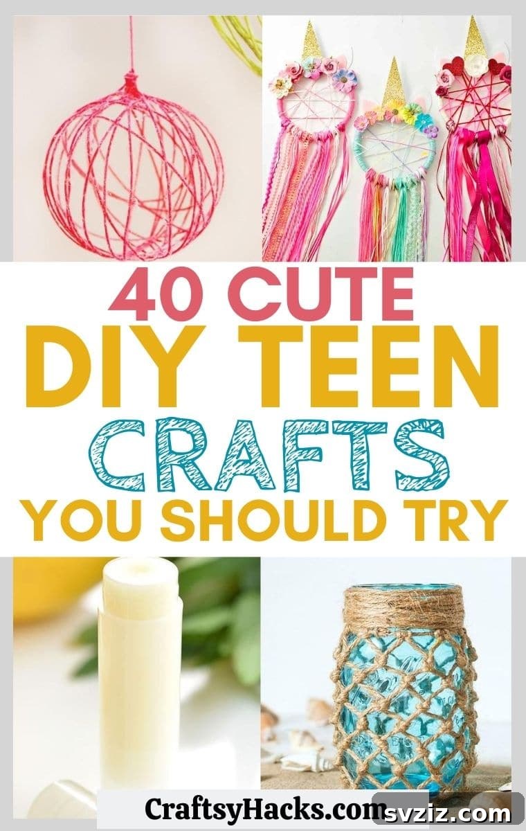 40 Chic & Simple DIYs for Teen Girls 2 cute diy teen craft