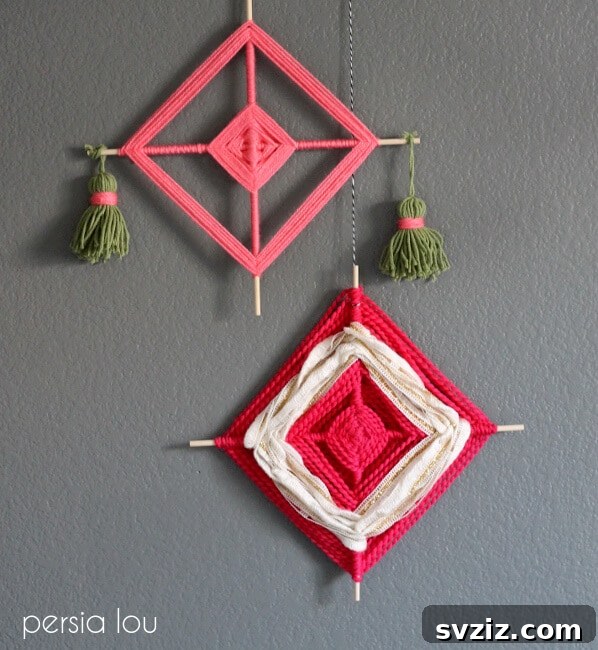 40 Chic & Simple DIYs for Teen Girls 15 Woven Wall Décor