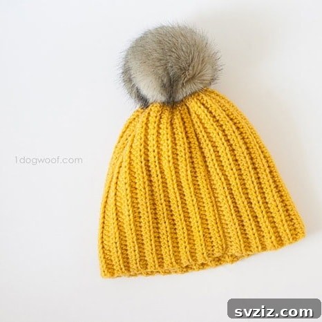 40 Chic & Simple DIYs for Teen Girls 5 Ribbed Beanie