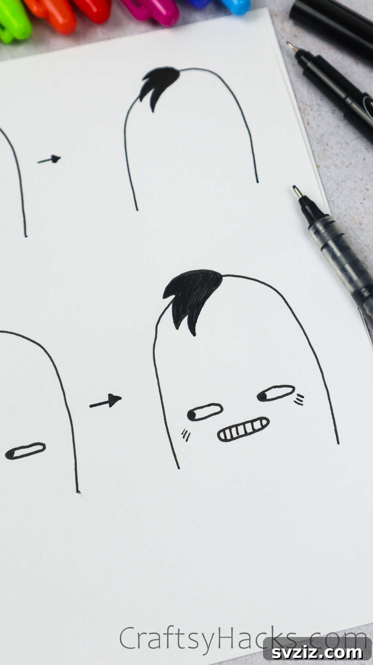 A shivering doodle of a cold face, with chattering teeth, rosy cheeks, and possibly a scarf, conveying chilliness.