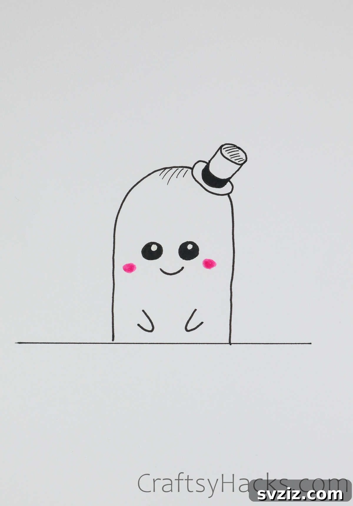 A classic and friendly doodle of a smiling face wearing a hat, perfect for showing general happiness or positive vibes in any planner.