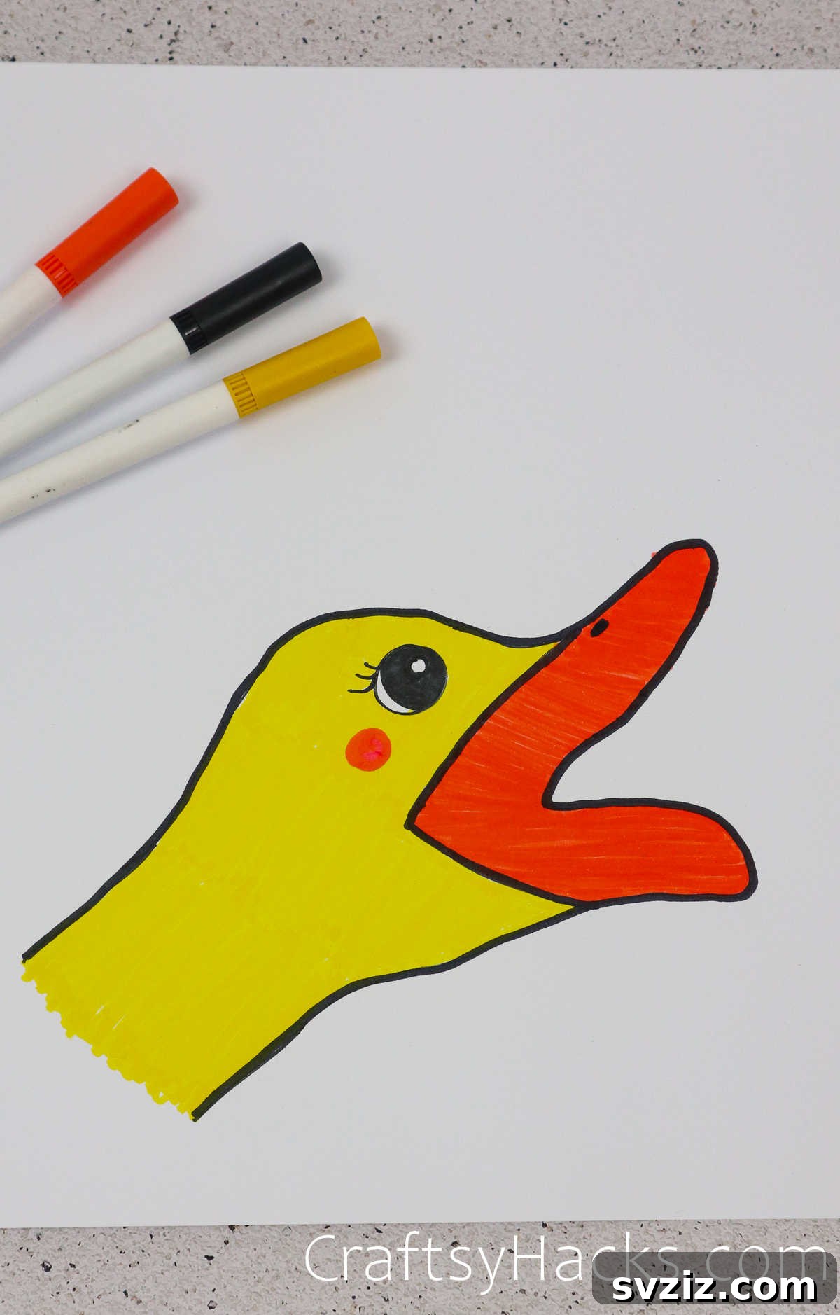 40 Engaging Drawing Ideas for Young Artists 16 Easy quacking duck doodle drawing for children