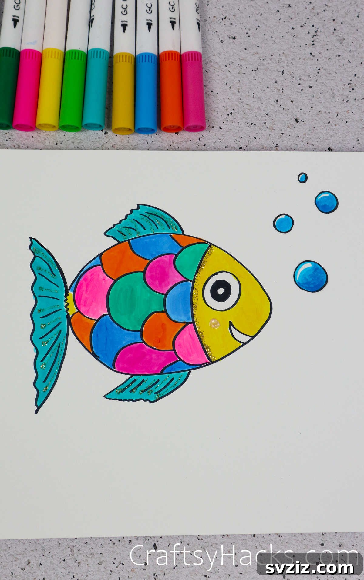 40 Engaging Drawing Ideas for Young Artists 40 Easy classic fish doodle drawing for kids