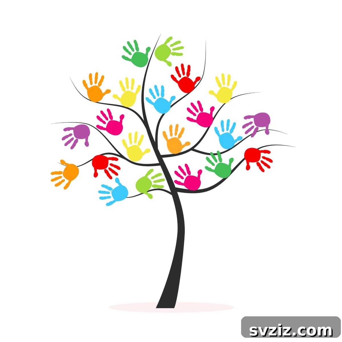 27 Engaging All About Me Activities for Preschool Lesson Plans 8 family handprint tree