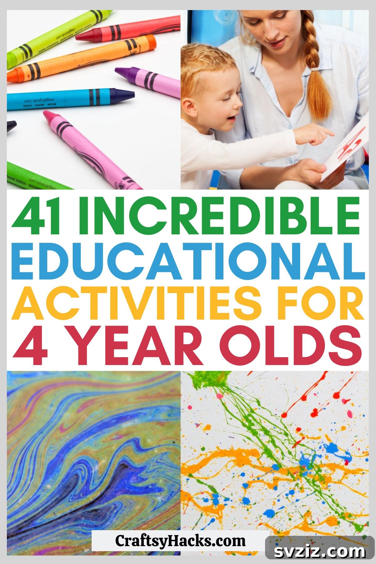 learning activities for 4 year olds