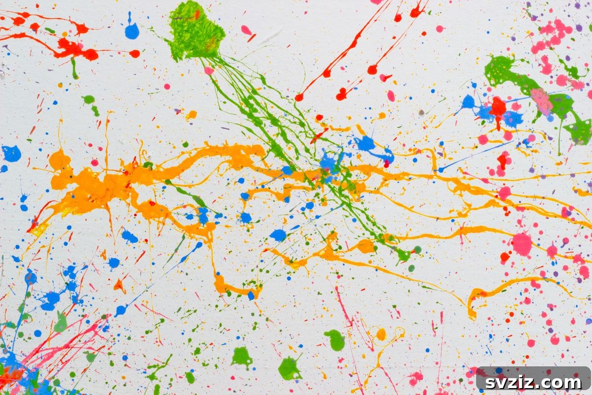 pollock inspired art