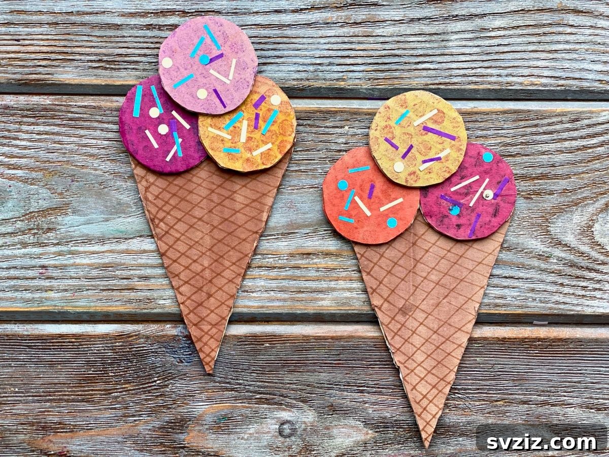 printable ice cream template