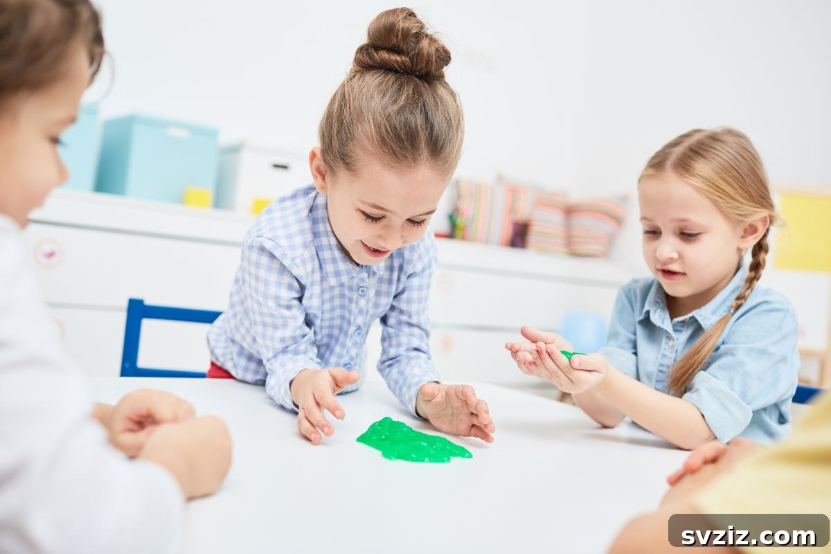 Spark Their Curiosity: 41 Engaging Activities for 3-Year-Olds 11 Oobleck Slime recipe and sensory play