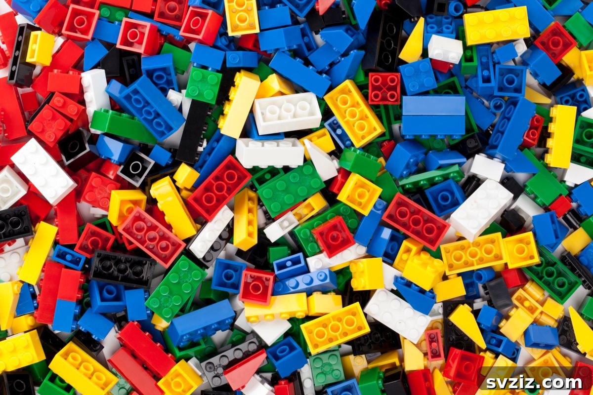 Spark Their Curiosity: 41 Engaging Activities for 3-Year-Olds 30 Lego Dumping Sorting activity for color recognition