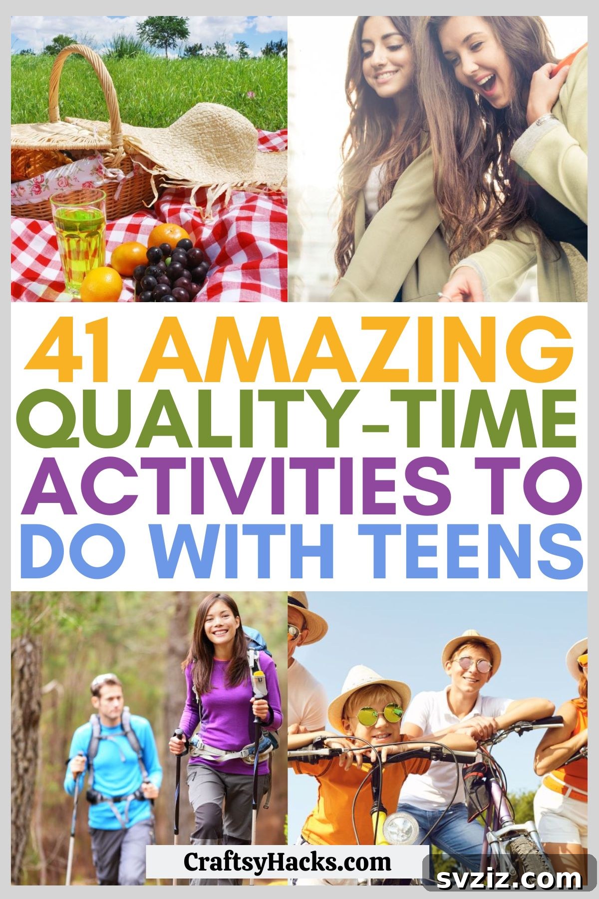 quality-time activity ideas to do with teenagers