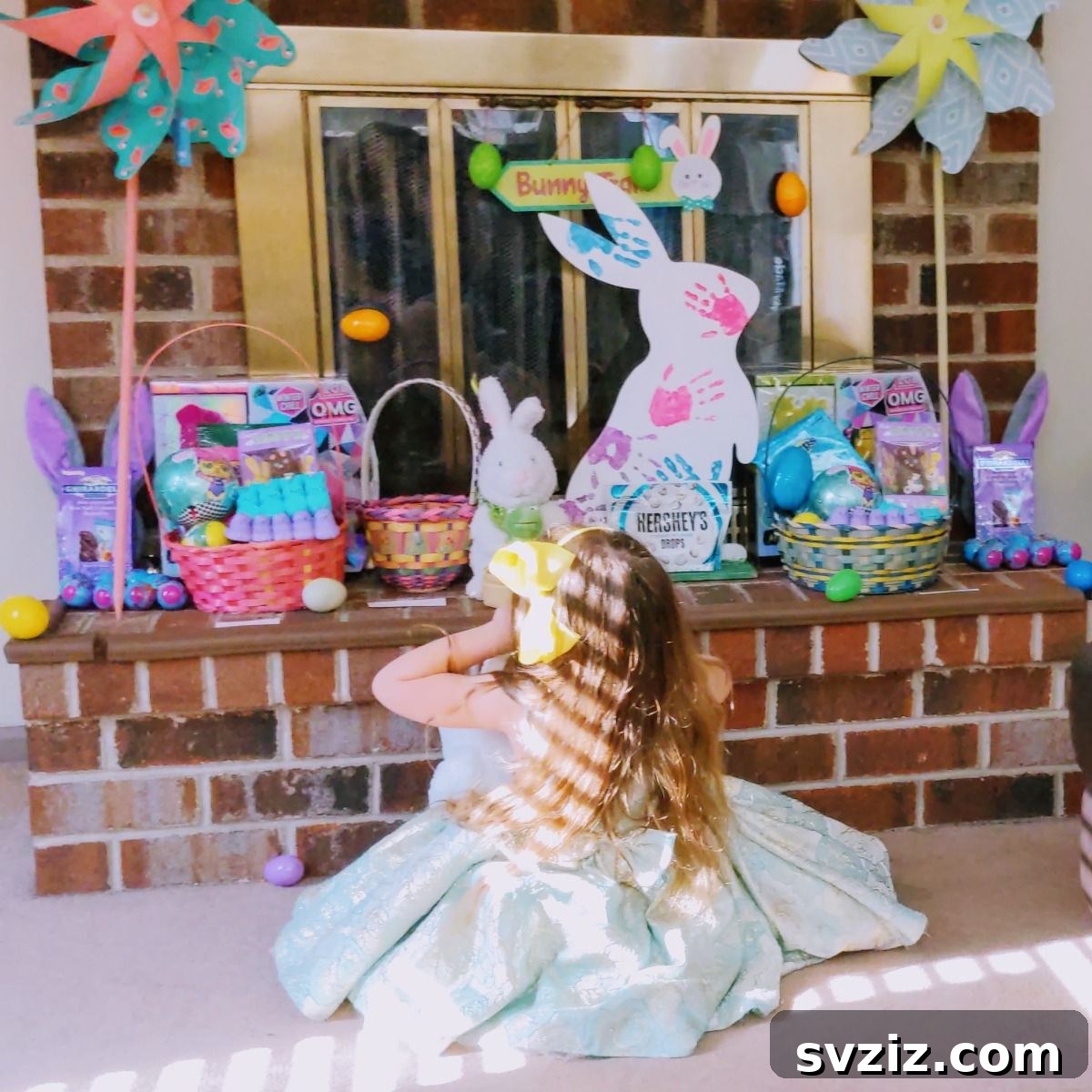 Handprint bunny Easter craft, a delightful keepsake