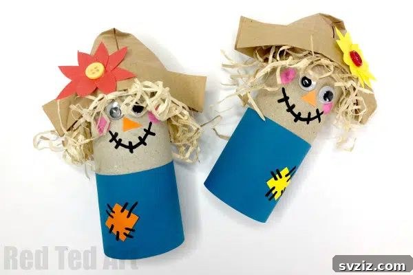 Variety of toilet roll farm animal crafts for kids