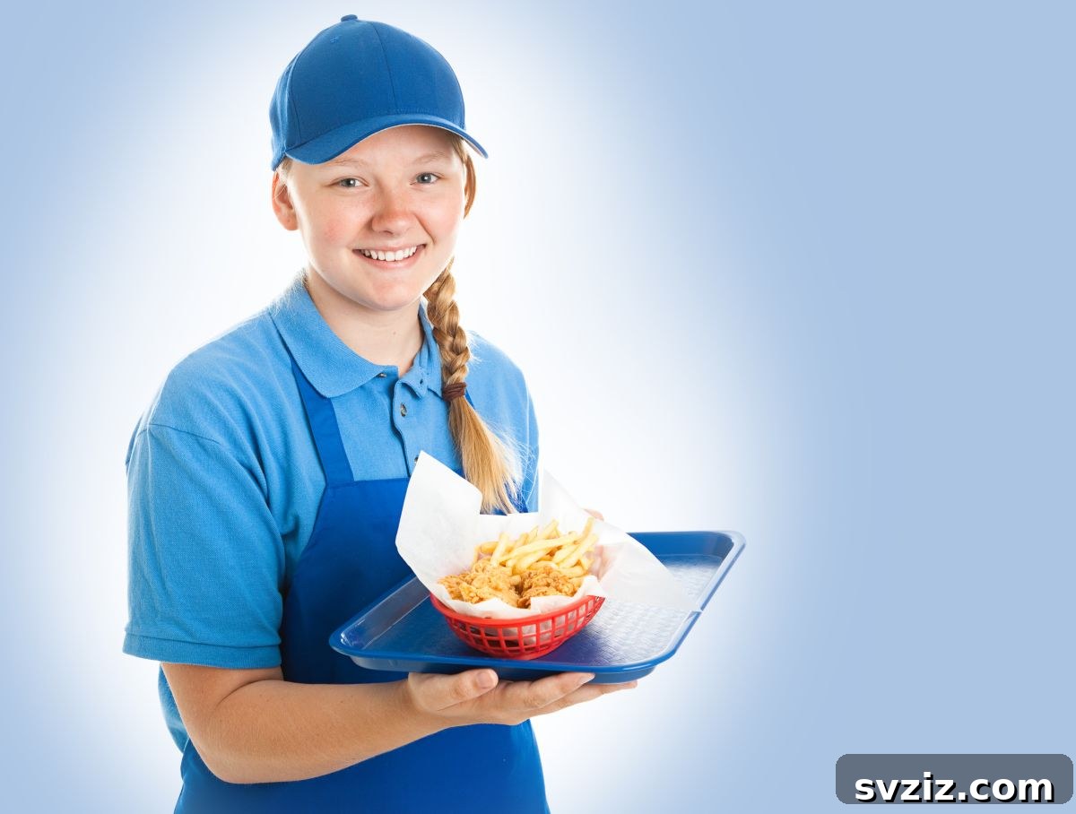 Teenager getting a summer job for financial independence