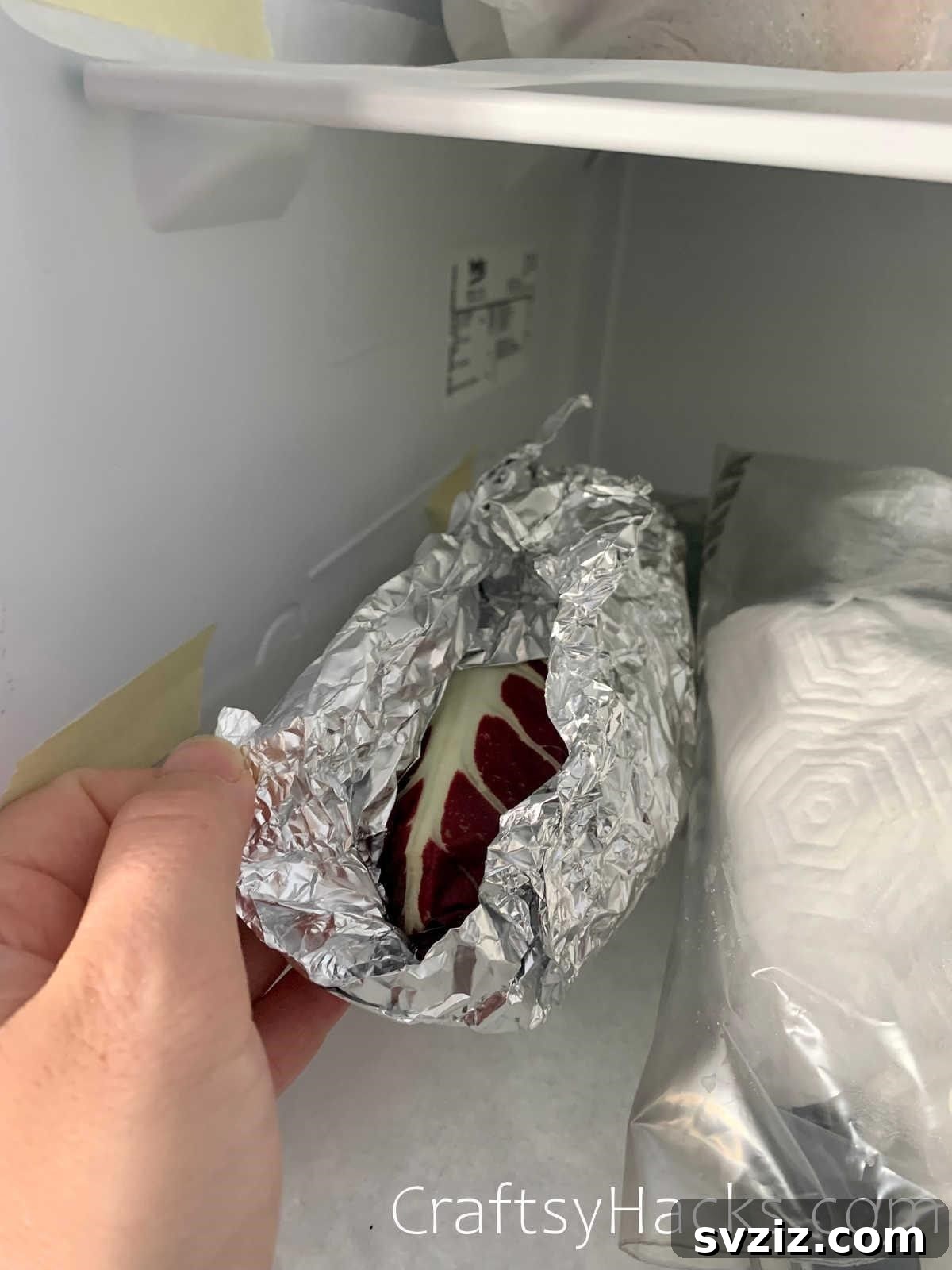 20 Smart Ways to Maximize Food Freshness 12 wrap raddichio in foil