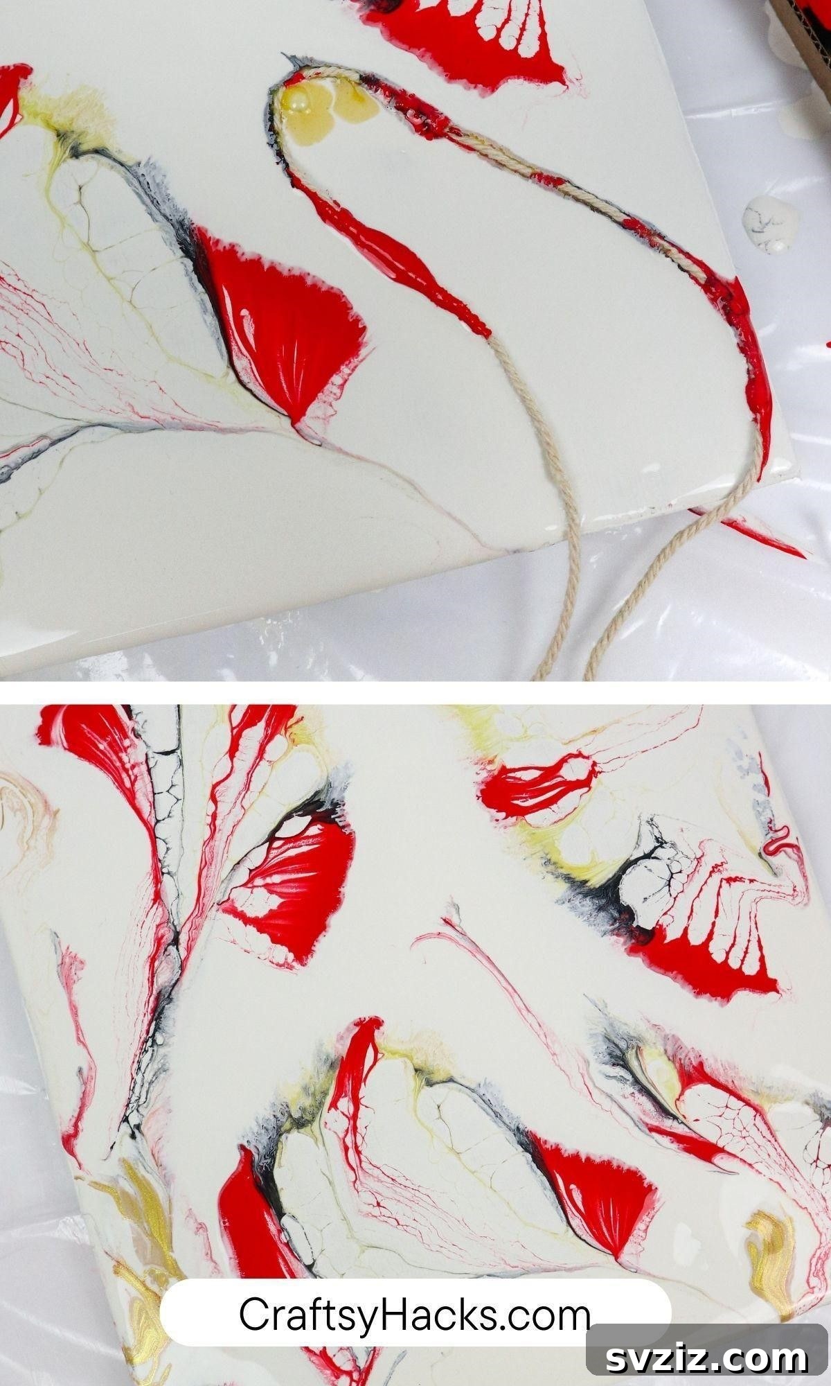 Effortless Painting: Smart Hacks for Aspiring Artists 18 use strings