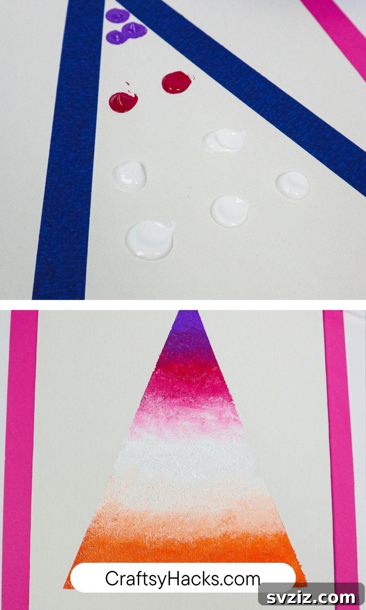 Effortless Painting: Smart Hacks for Aspiring Artists 23 use decorative tape