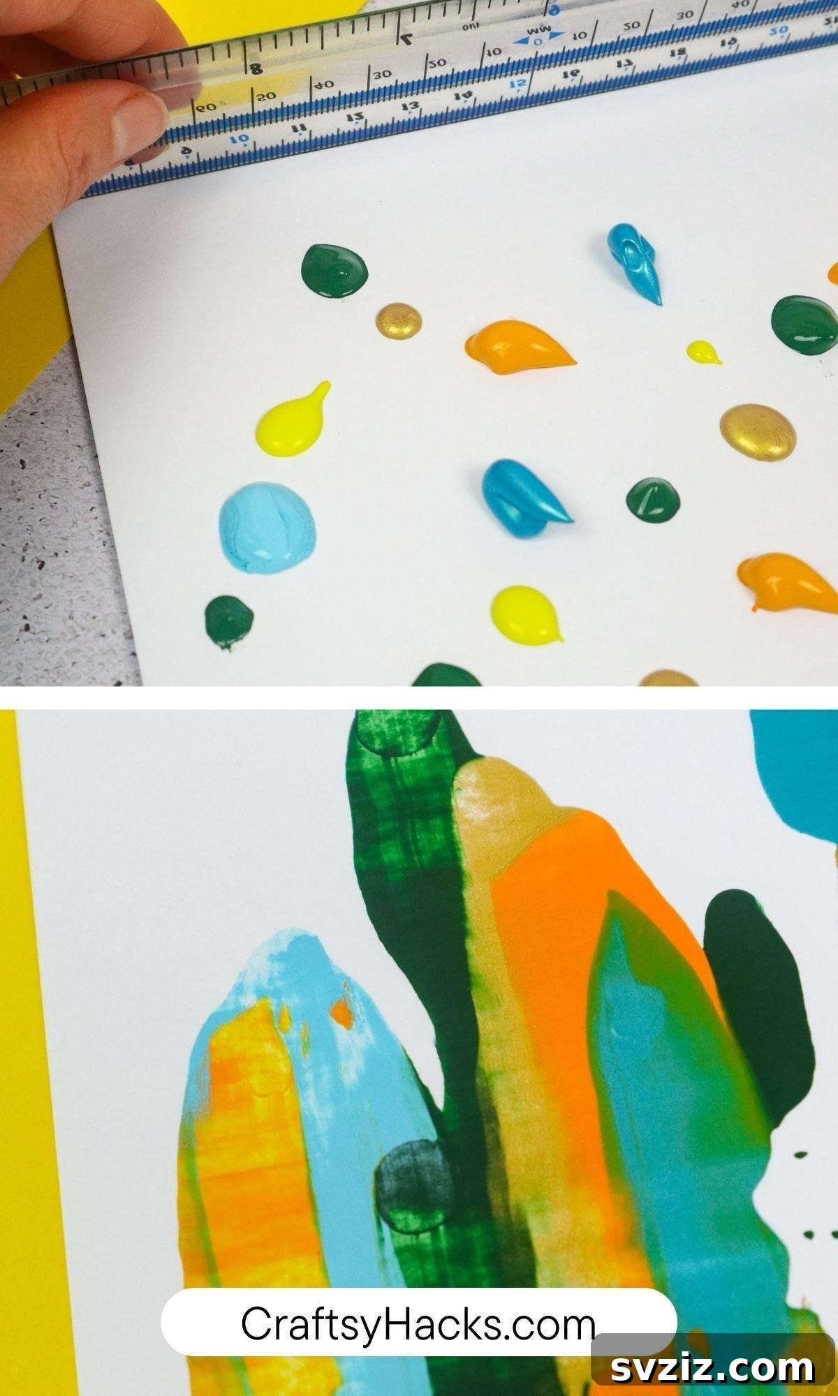 Effortless Painting: Smart Hacks for Aspiring Artists 4 use your ruler