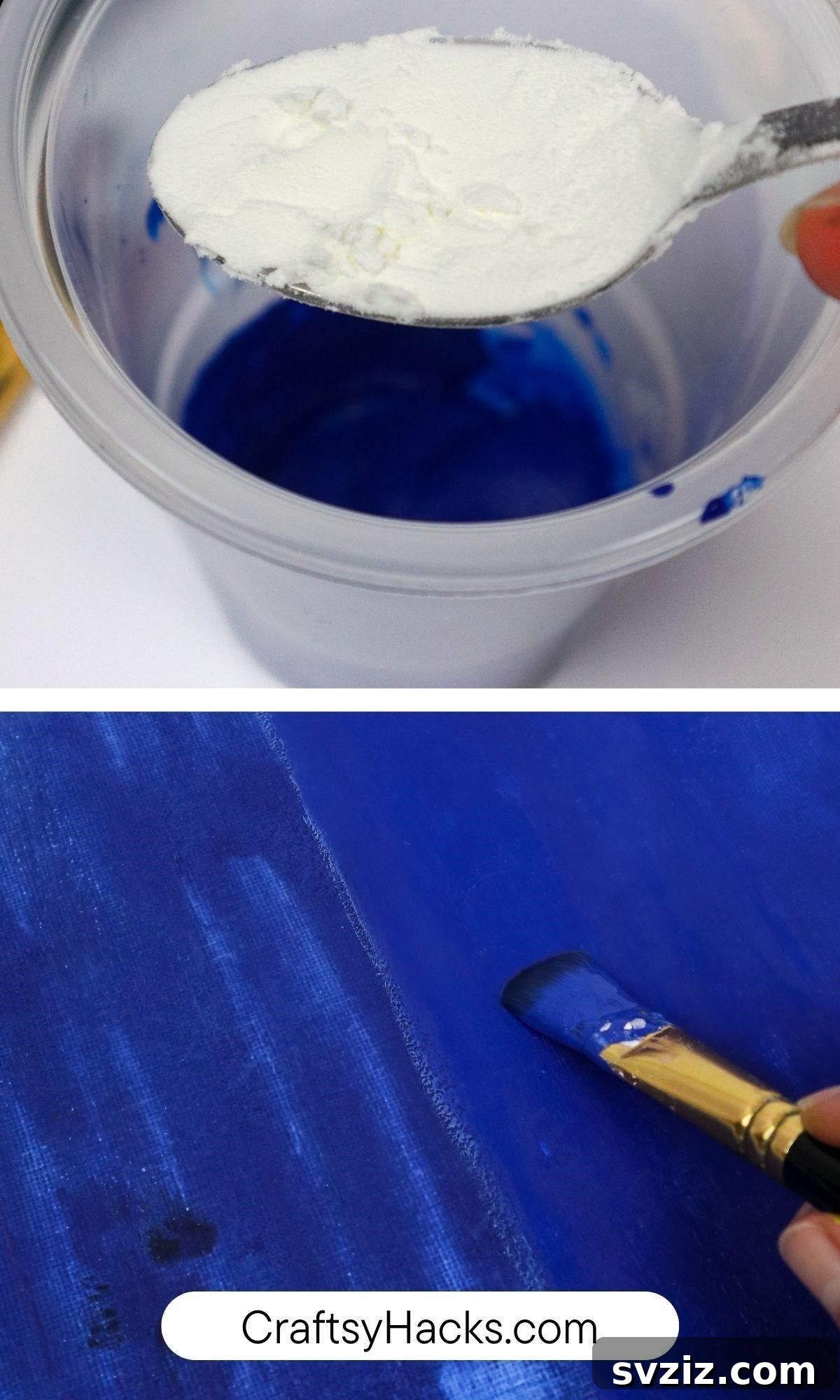 Effortless Painting: Smart Hacks for Aspiring Artists 6 create texture with cornstarch
