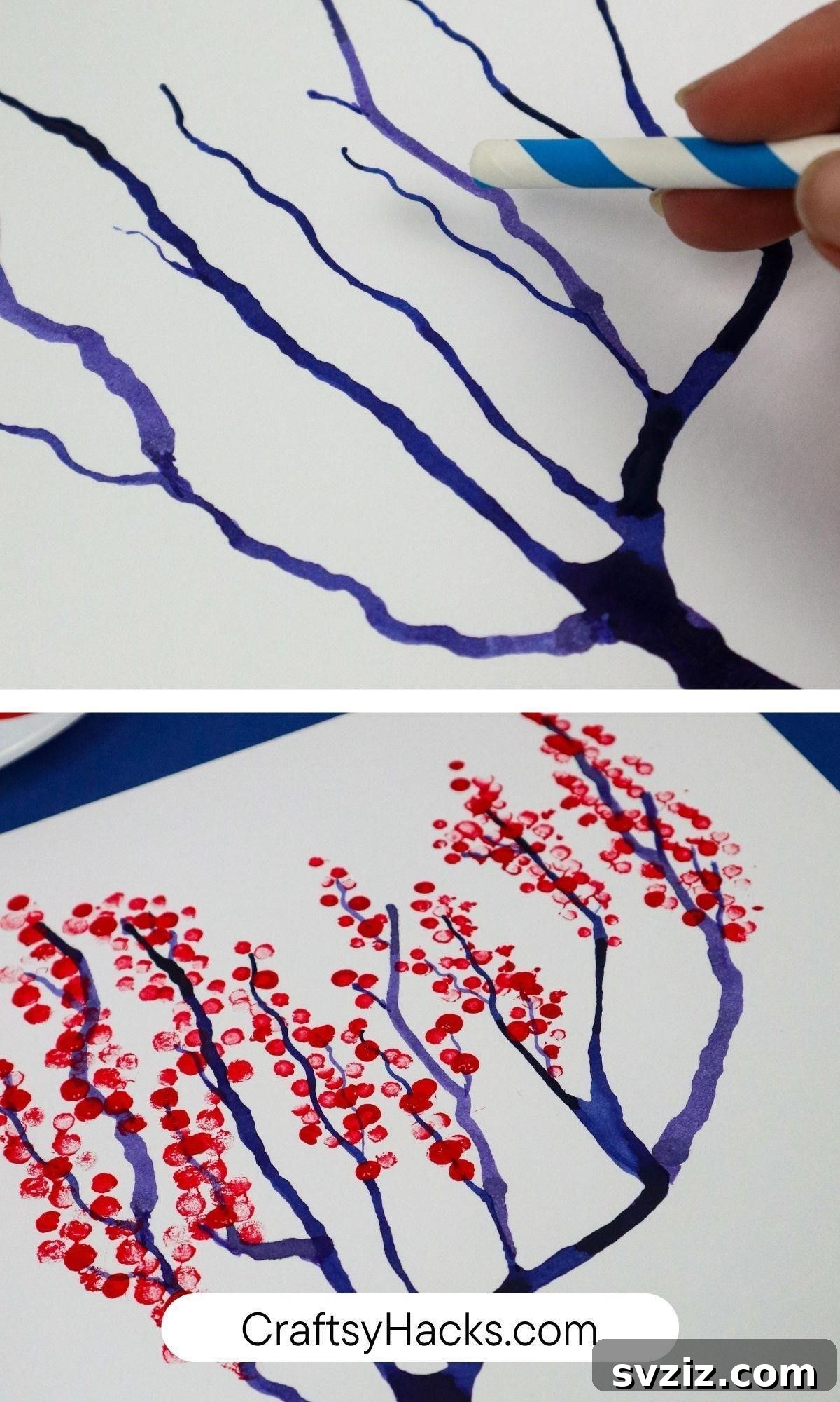Effortless Painting: Smart Hacks for Aspiring Artists 8 blow ink with straws
