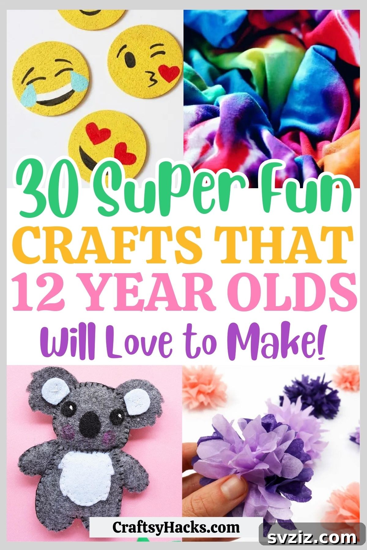 30 Fun Crafts for 12 Year Olds and Tweens: A comprehensive guide to engaging DIY projects for pre-teens.