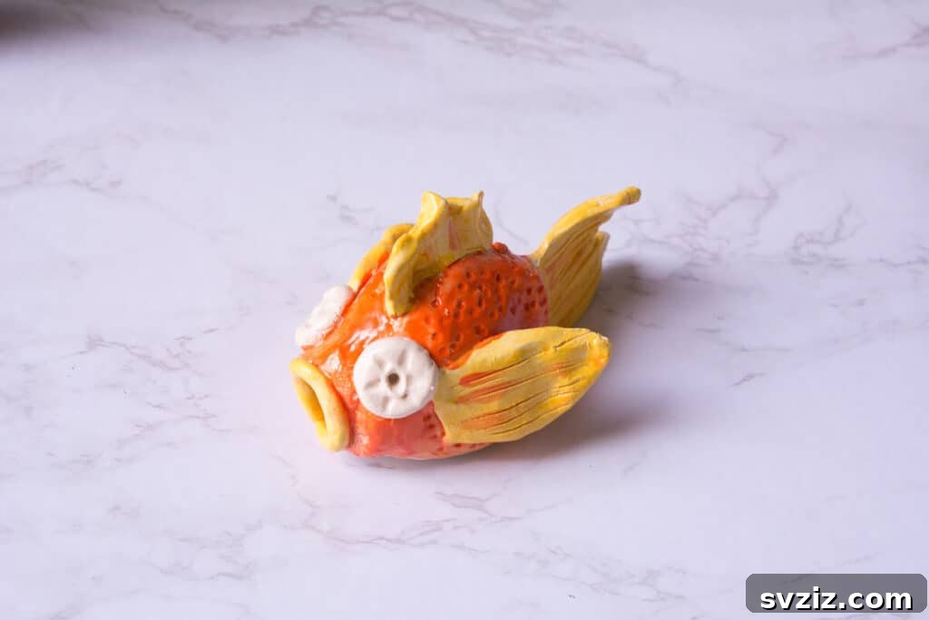 Air Dry Clay Fish Craft for Creative Tweens
