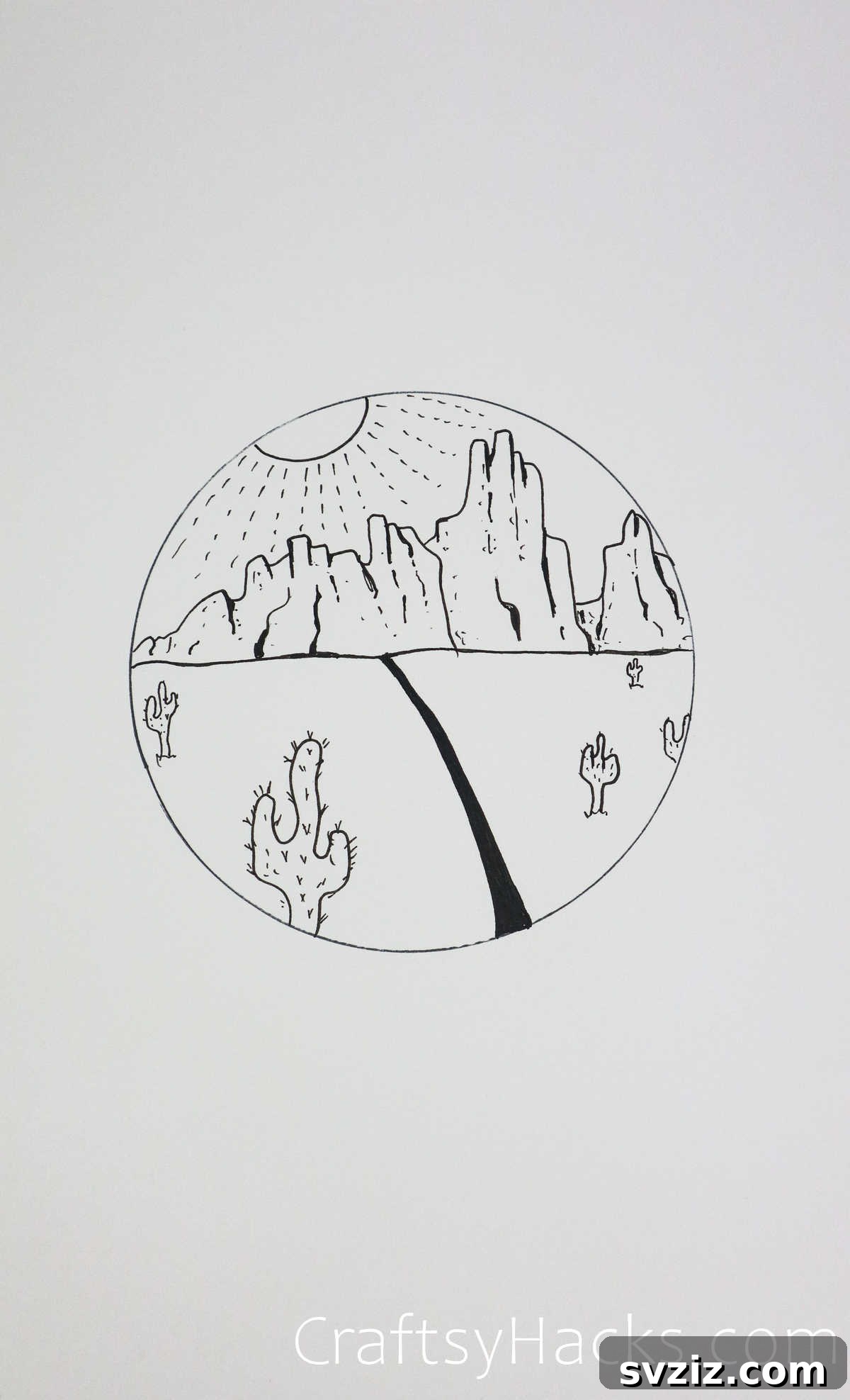 21 Effortless Circle Drawing Concepts 20 Desert Circle Drawing Capturing Arid Landscape