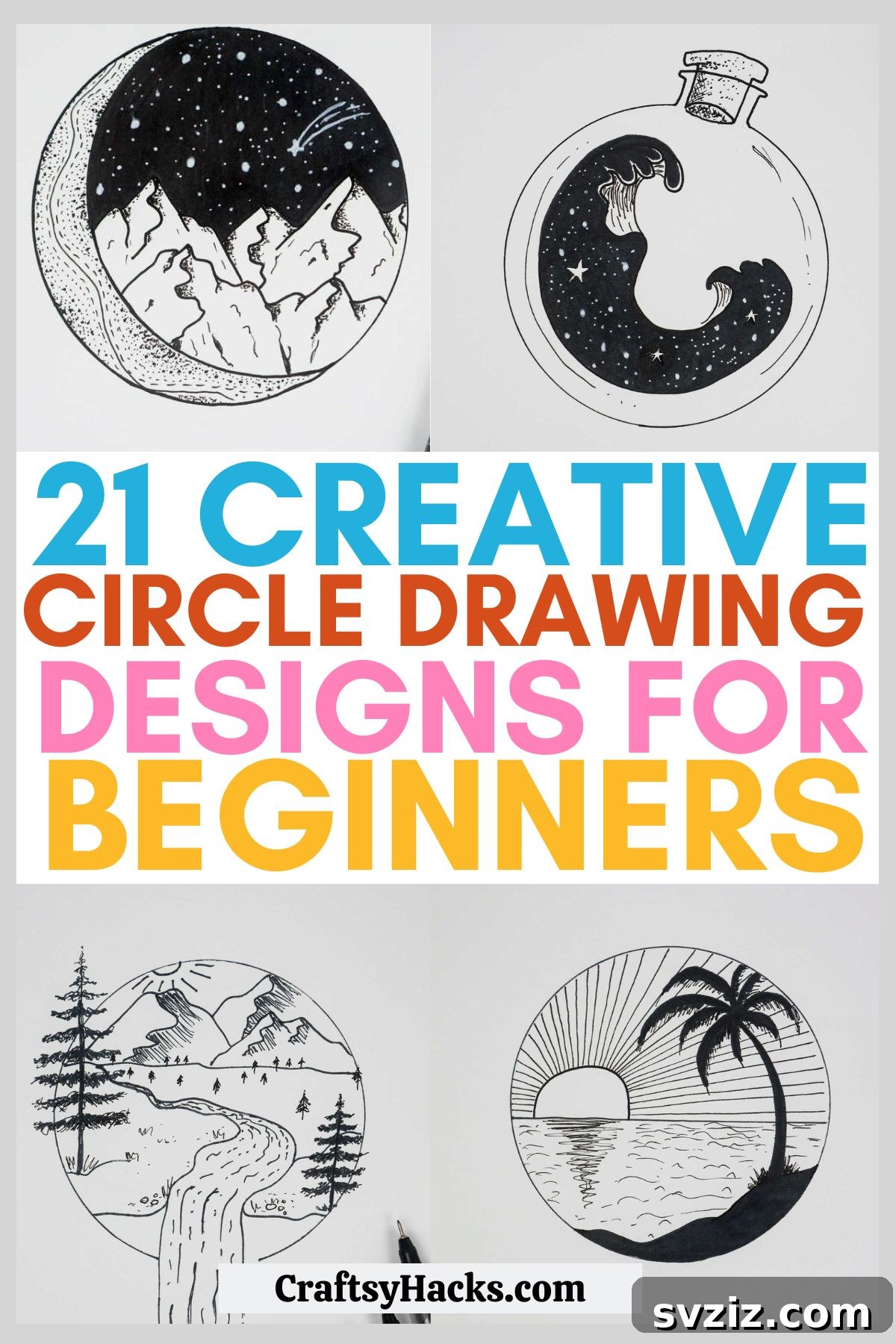 21 Effortless Circle Drawing Concepts 5 21 Easy Circle Drawing Ideas for Beginners and Pros
