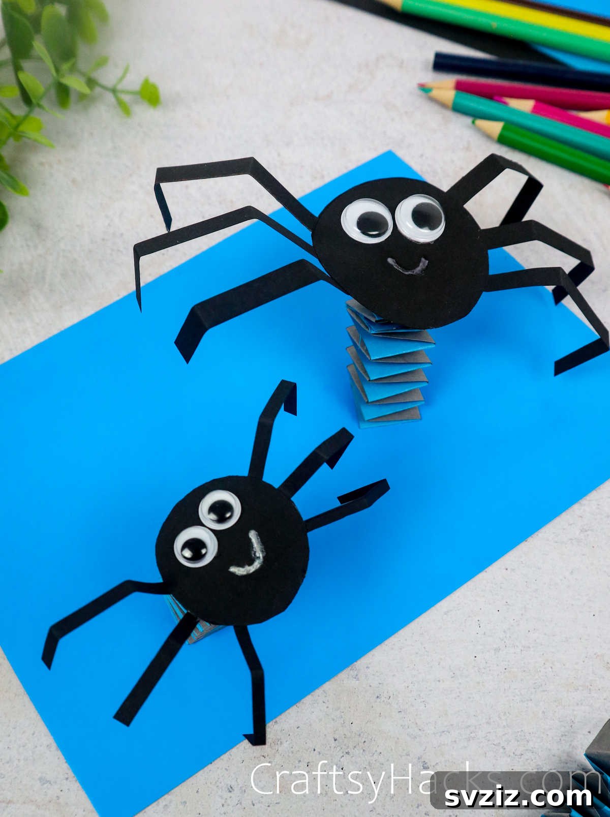 Spin a Web of Fun: Easy Paper Spider Craft 3 paper spider craft
