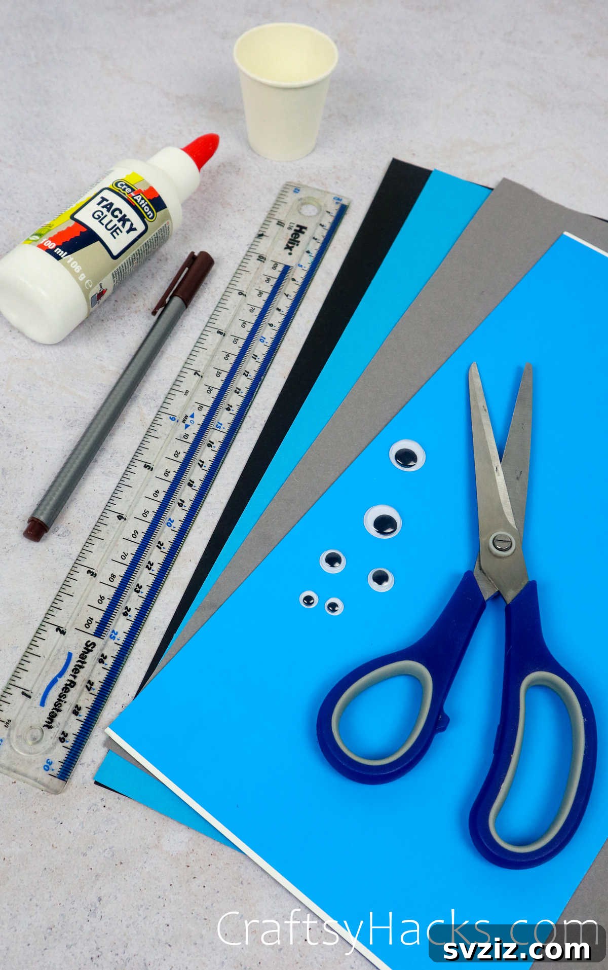 Spin a Web of Fun: Easy Paper Spider Craft 5 craft supplies