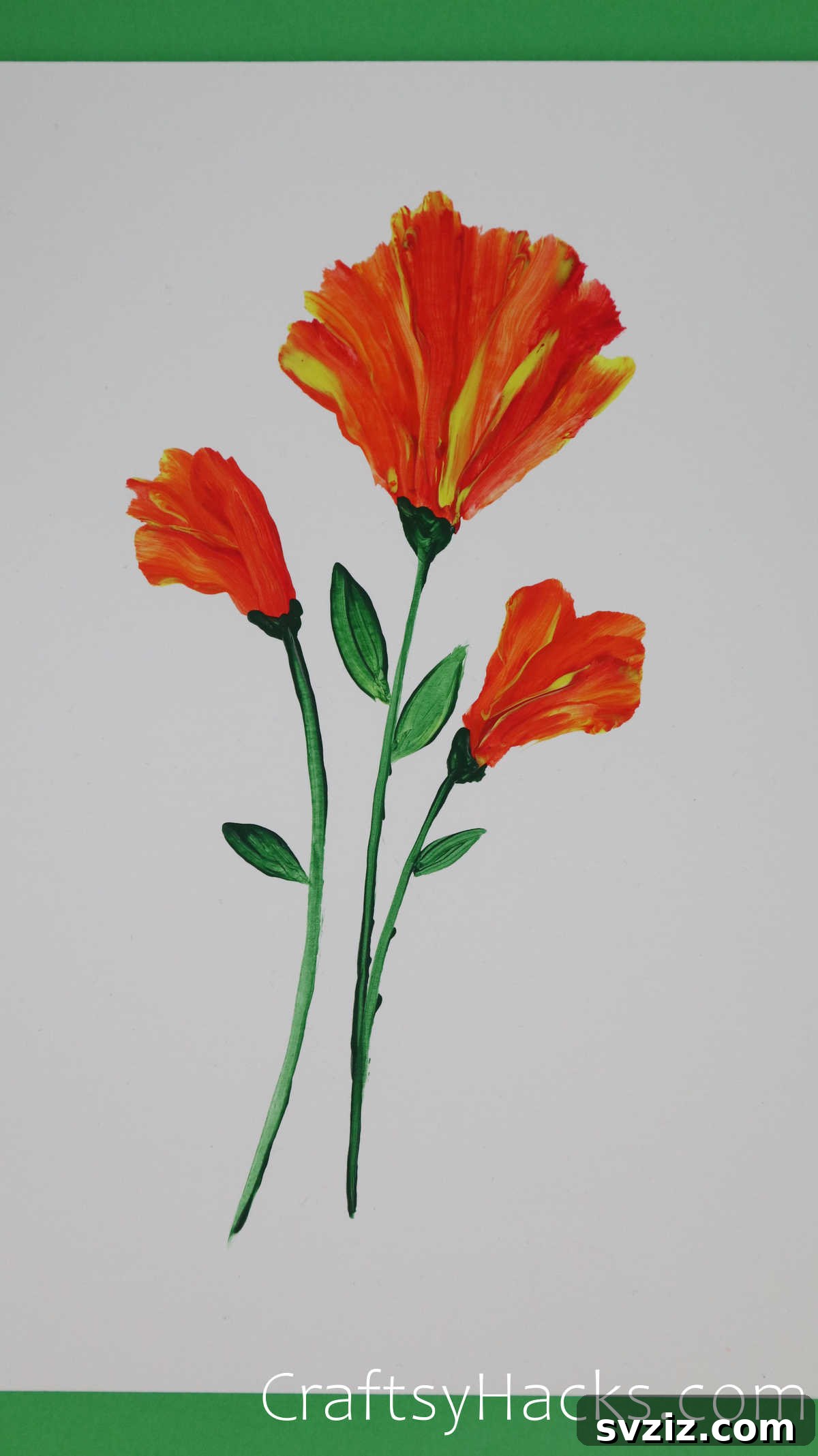 Floral Art Made Easy: 21 Inspiring Ideas 16 Vibrant California poppies painting, an easy way to capture sunny floral art.