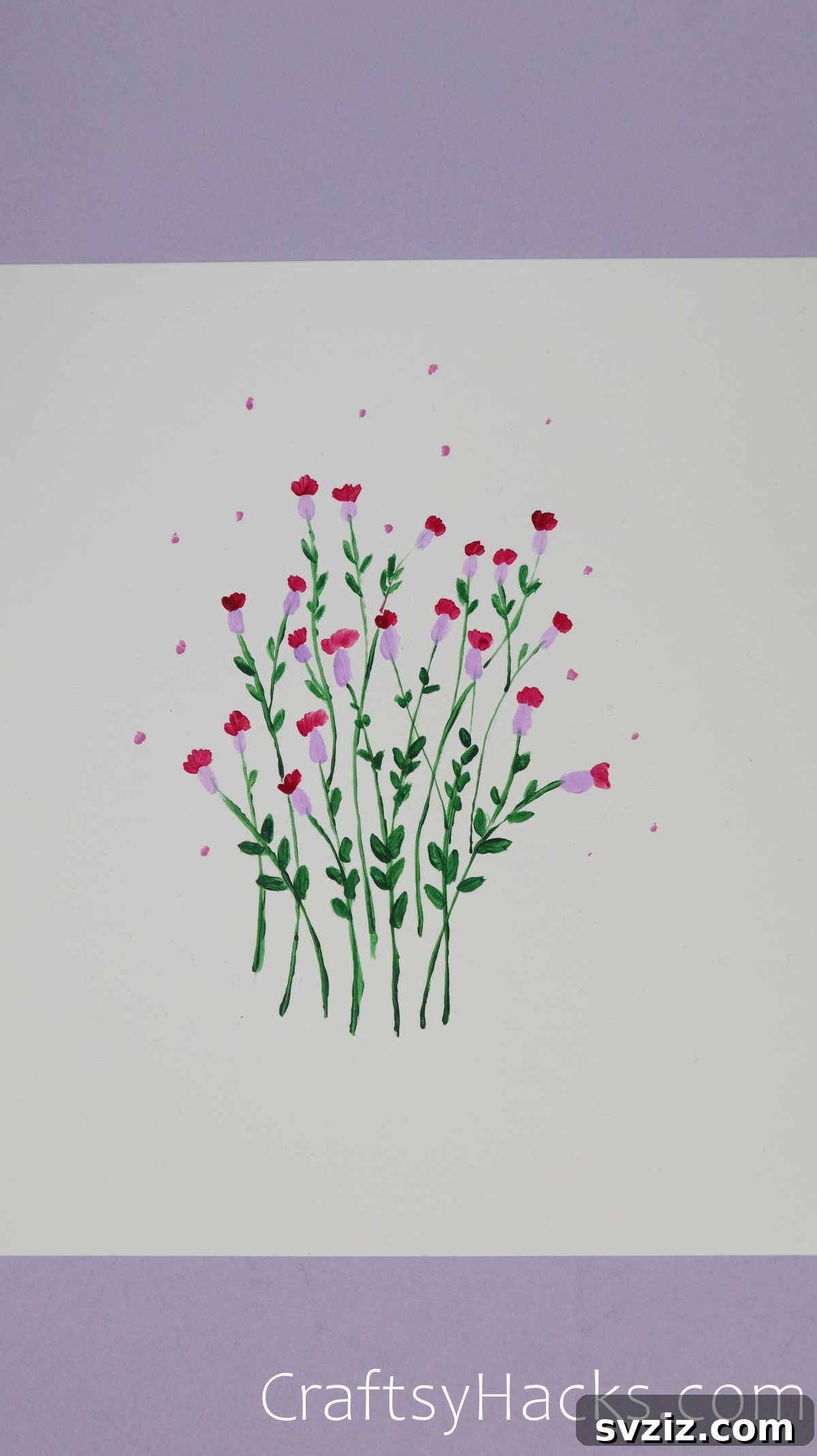 Floral Art Made Easy: 21 Inspiring Ideas 18 Delicate pink flower buds painting, capturing the anticipation of spring.