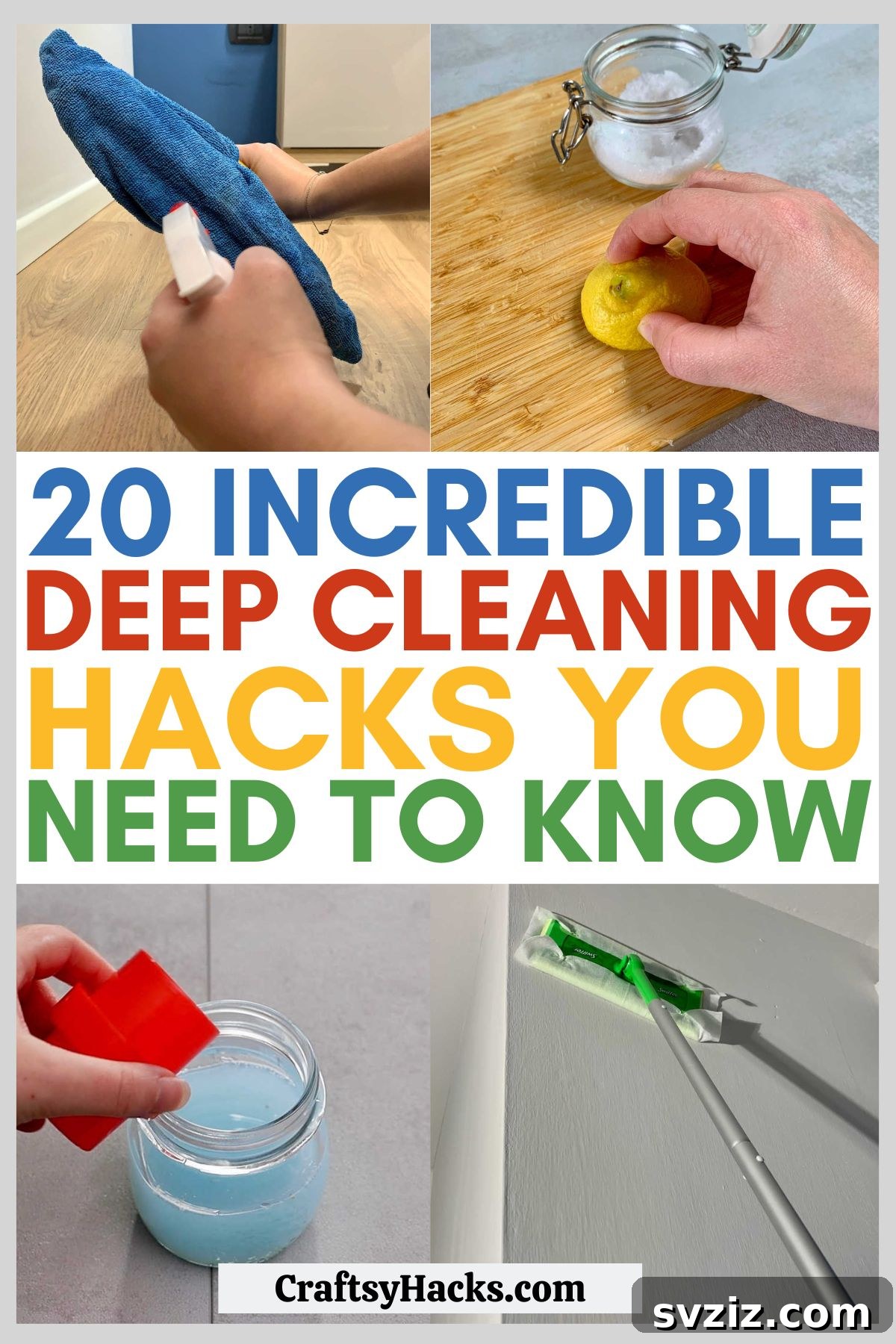 deep cleaning hacks for home
