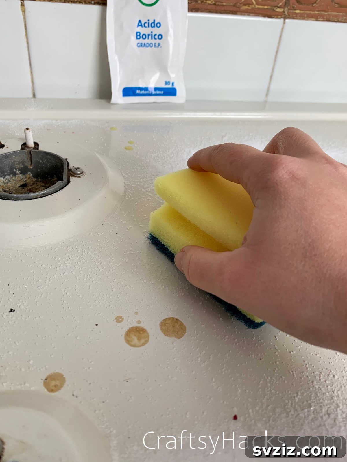 borax for stove cleaning