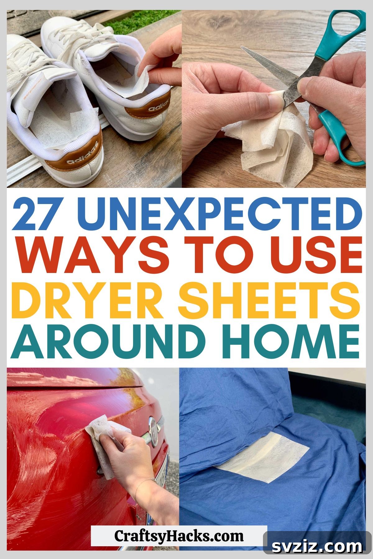 uses for dryer sheets at home